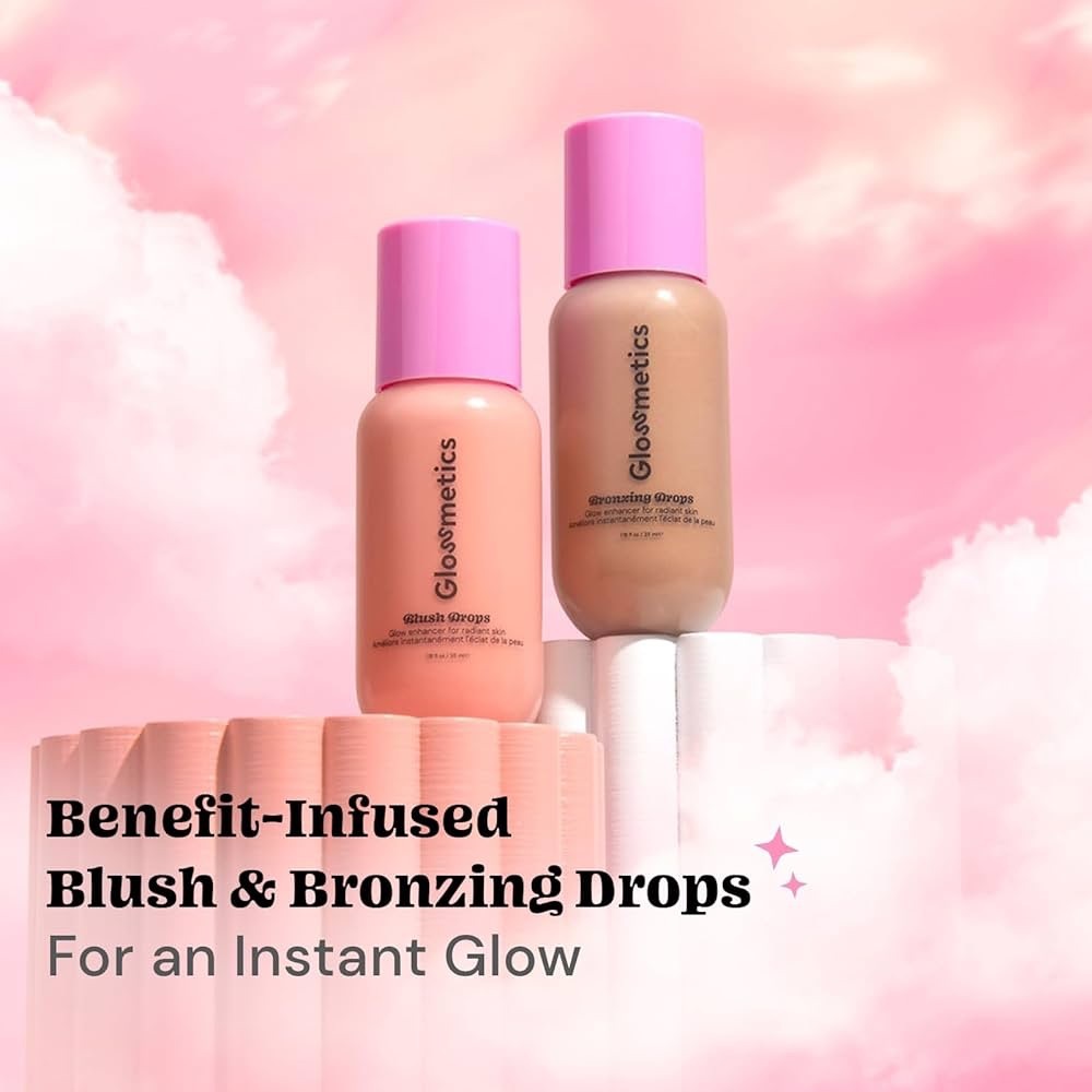 Pack of 2 Brightening Moisturizing Bronzing Drops & Liquid Blush